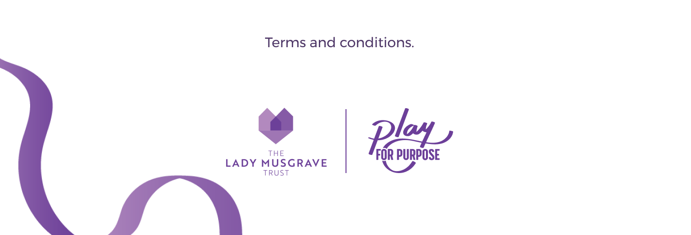 The Lady Musgrave Trust logo and Play for Purpose logo