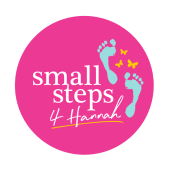 Small Steps 4 Hannah logo