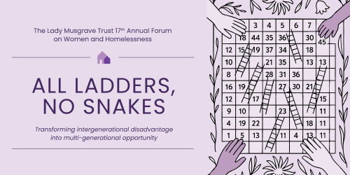 Annual Forum 2025 poster with title text "All Ladders, No Snakes"