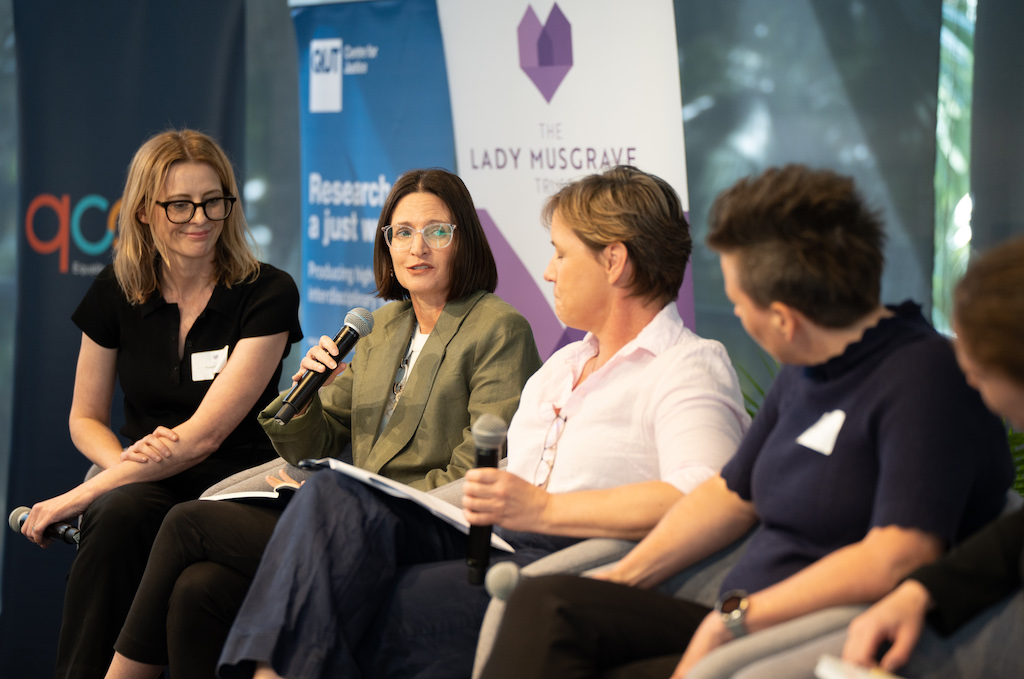 Panel speakers discuss the intersection of housing and data at the 2025 Annual Forum.